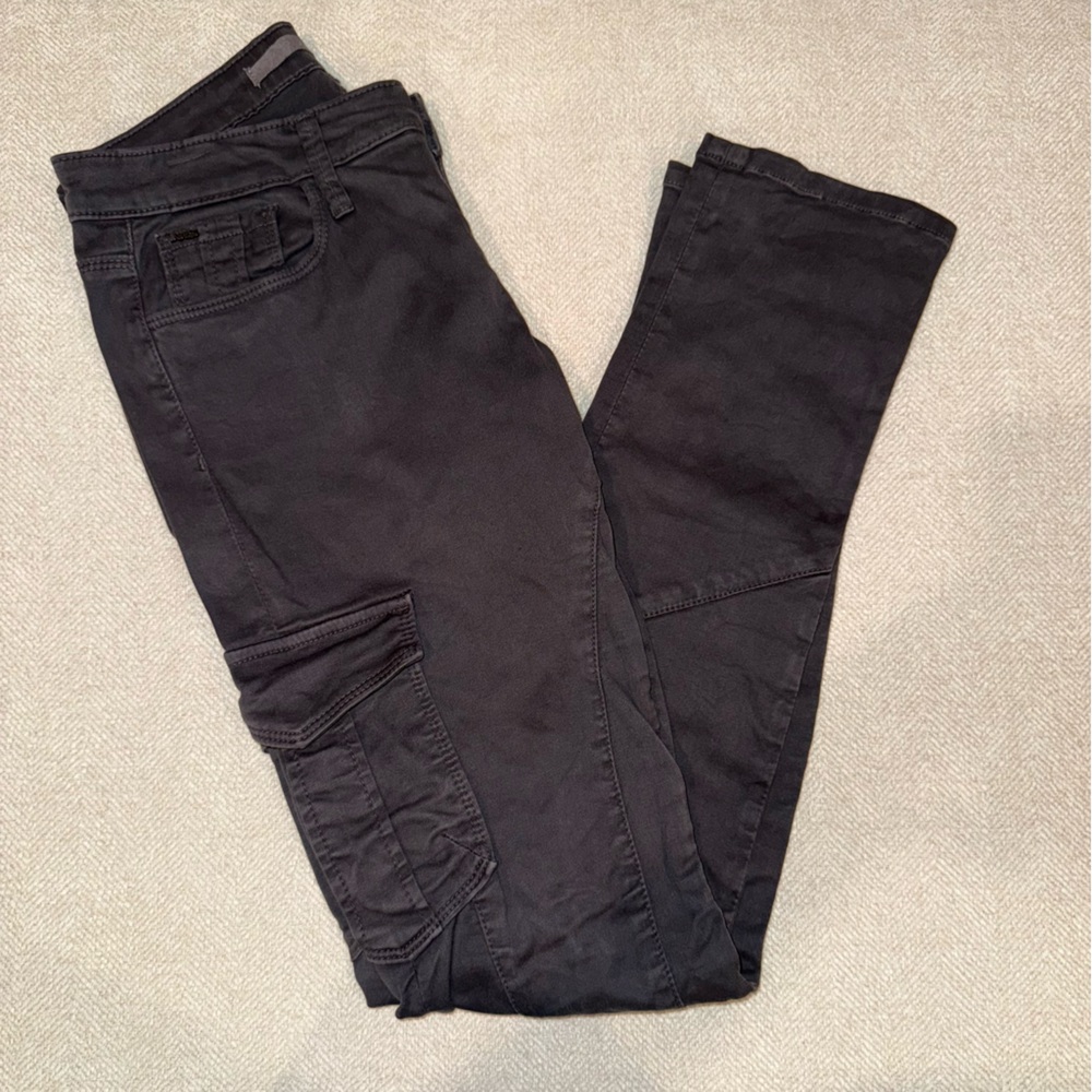 Joe's Jeans Women's Military Chelsea Cargo Skinny Jeans in Black
